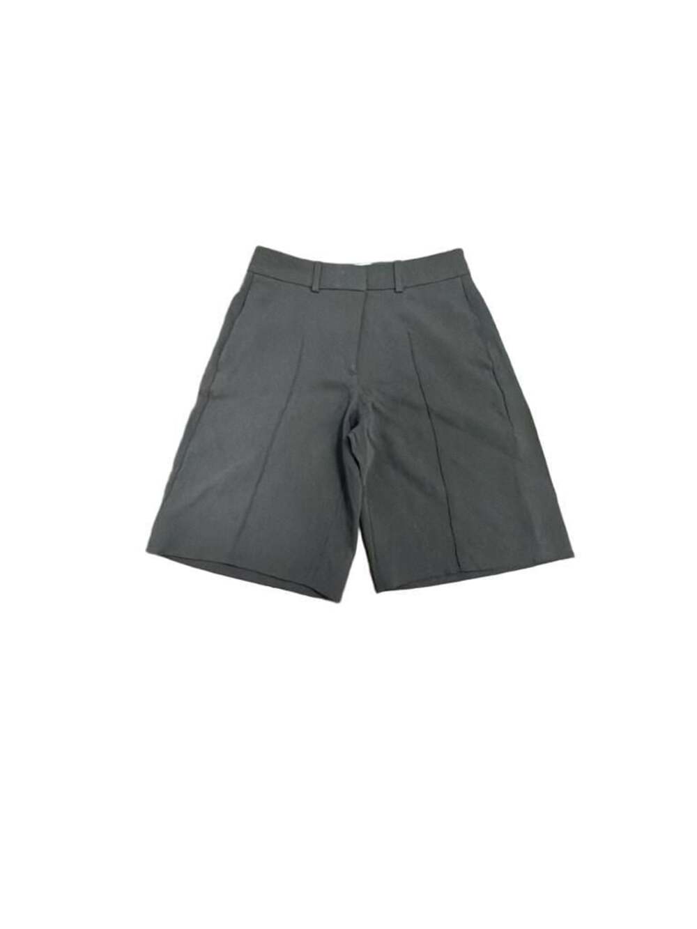 Elie Tahari Women's Black Flat Front Bermuda City Shorts